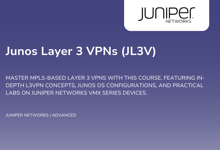 Junos Layer 3 VPNs (JL3V)