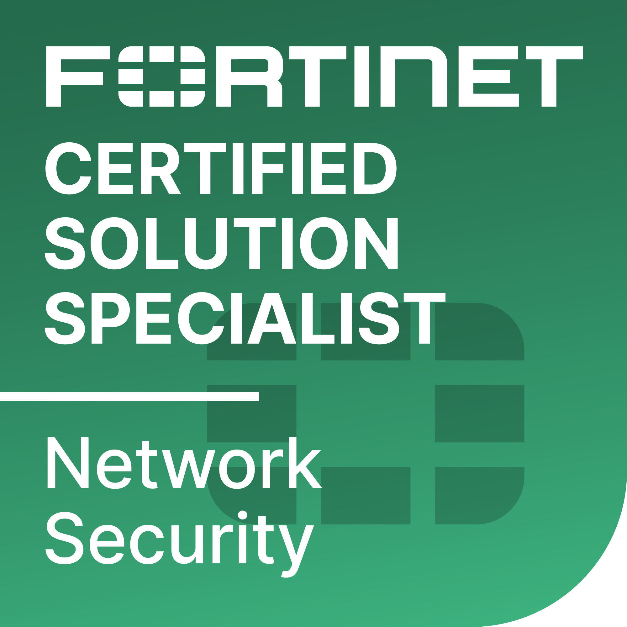 Fortinet Certified Solution Specialist Network Security badge