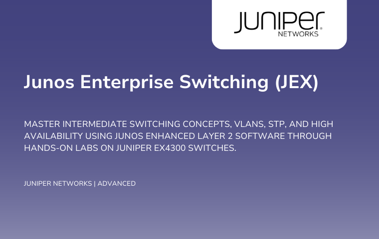 Junos Enterprise Switching (JEX)