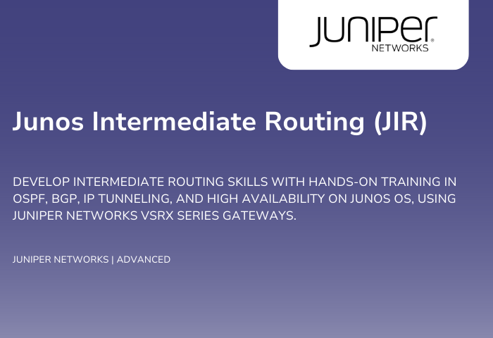 Junos Intermediate Routing (JIR)