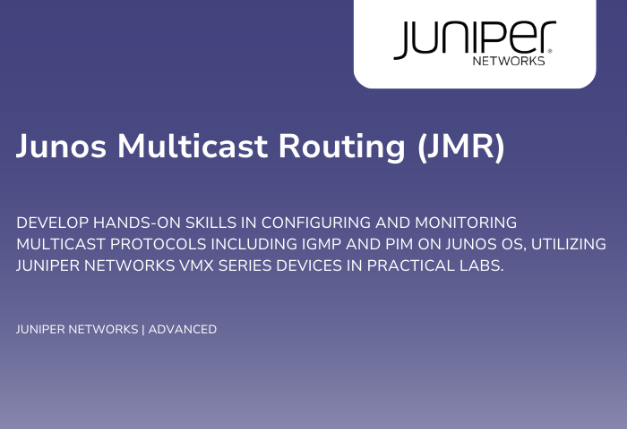 Junos Multicast Routing (JMR)