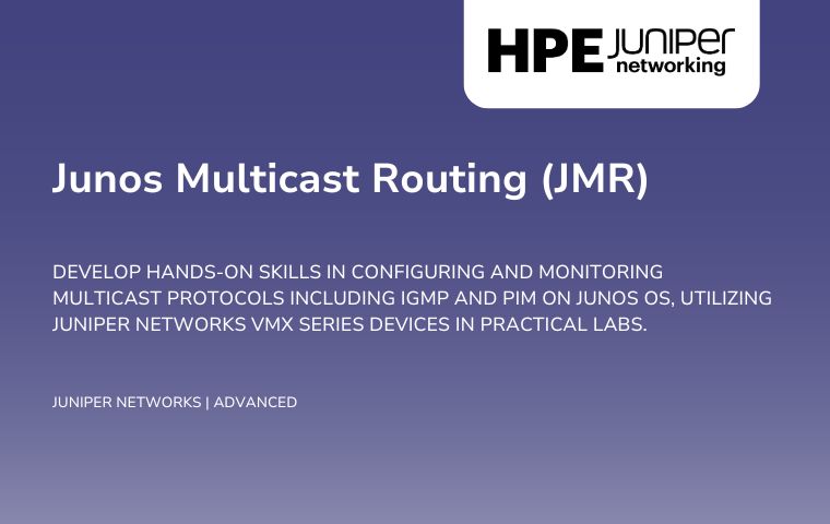 Junos Multicast Routing (JMR) - Datacipher