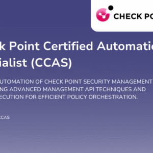 Check Point Certified Automation Specialist (CCAS)