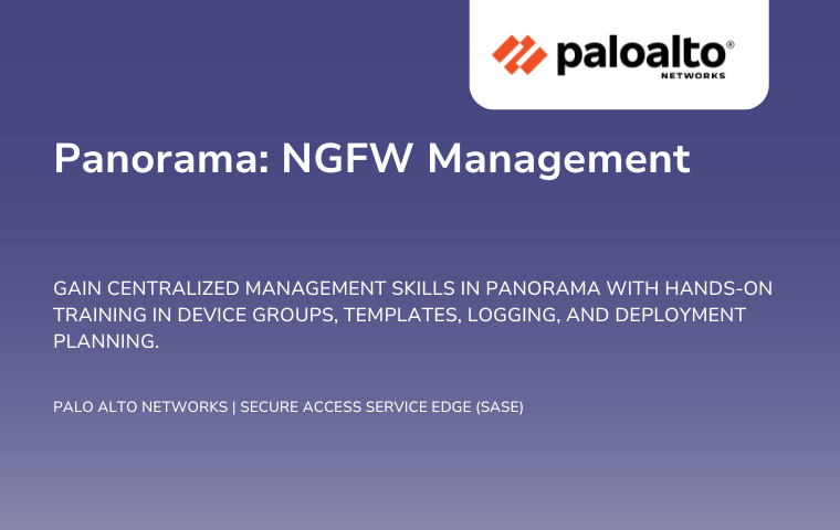 Panorama: NGFW Management
