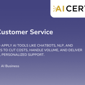AI+ Customer Service (AF-1401)