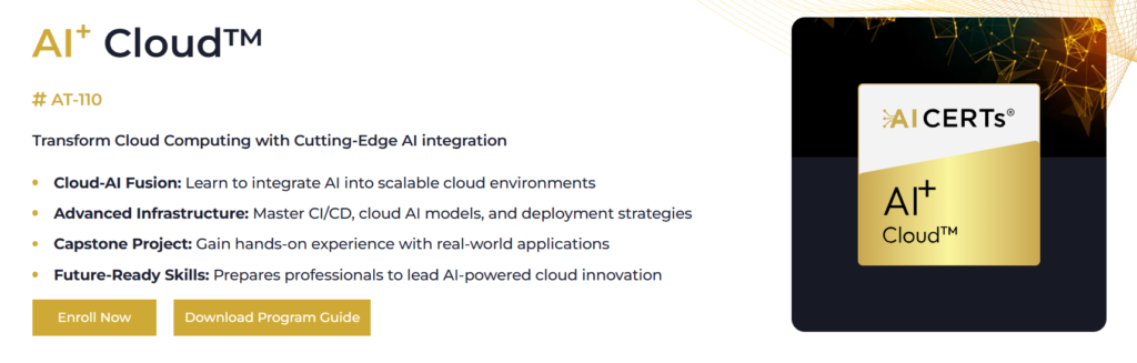 AI Certs AI+ Cloud Certification