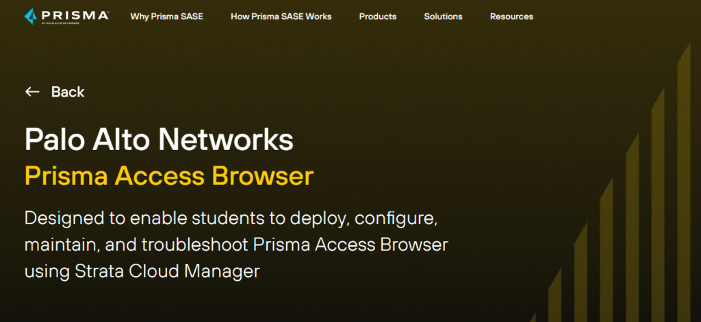 Palo Alto Prisma Access Browser course