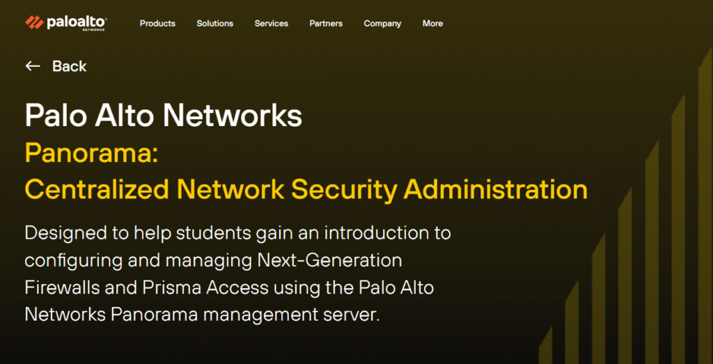 Palo Alto Panorama: Centralized Network Security Administration 