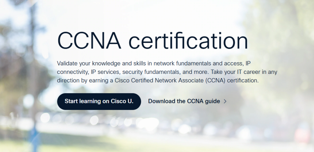 CCNA certification