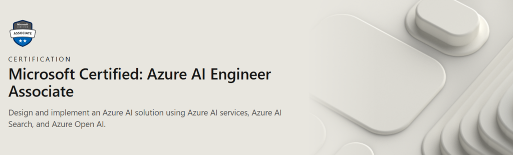 Azure AI Engineer Associate