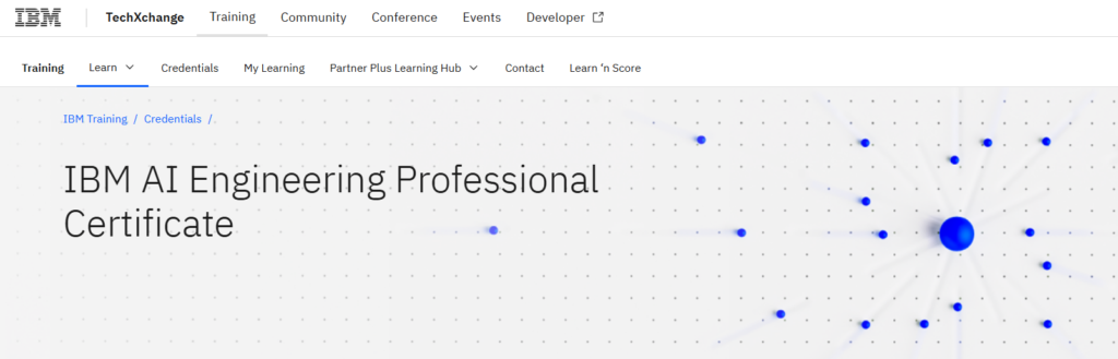 AI Engineering Professional certification