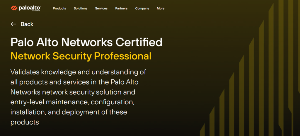 Palo Alto Networks Network Security Professional Certification