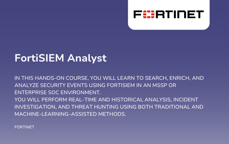 FortiSIEM Analyst