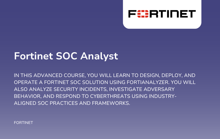 Fortinet SOC Analyst
