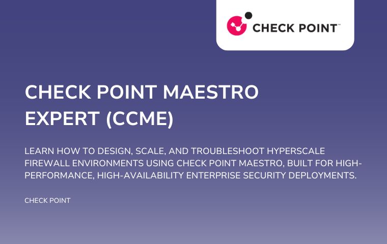 Check Point Maestro Expert (CCME)