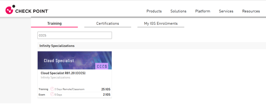 What the Check Point Certified Cloud Specialist Course Covers