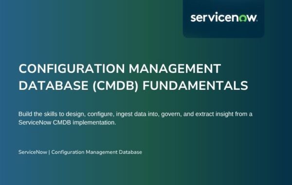 Configuration Management Database (CMDB) Fundamentals