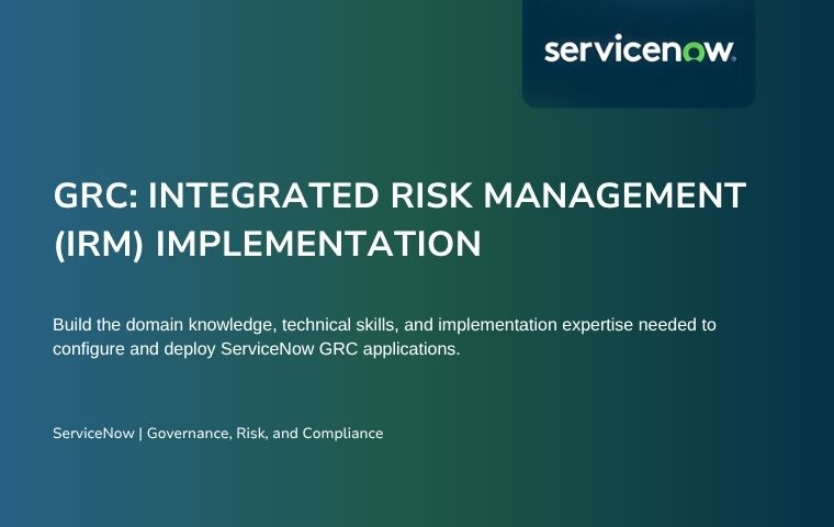 GRC: Integrated Risk Management (IRM) Implementation