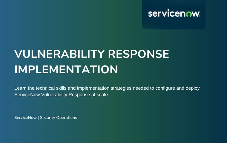 Vulnerability Response Implementation
