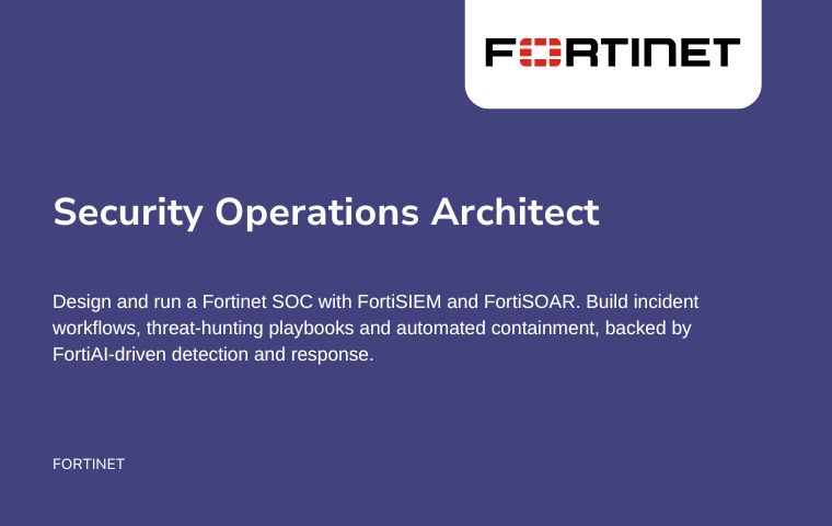 Security Operations Architect